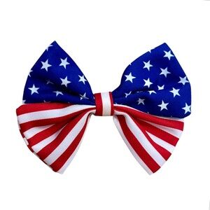 Chic Pipsqueak American Flag Stars & Stripes Bow